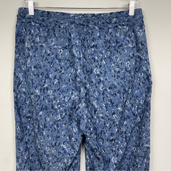 Athleta Avenue Printed Wide Leg Crop Pant in Allure Navy Plus Size 16 980443 NEW - Picture 7 of 13